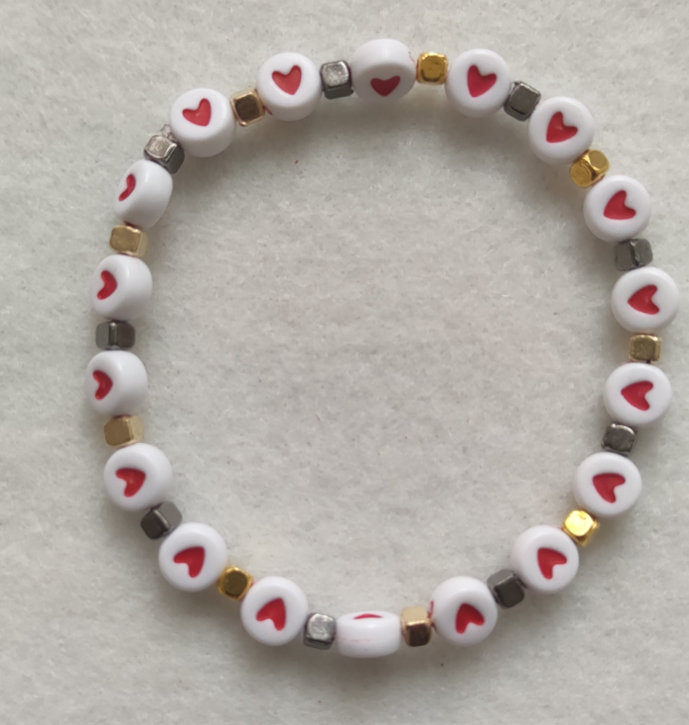 Bracelet motif coeur