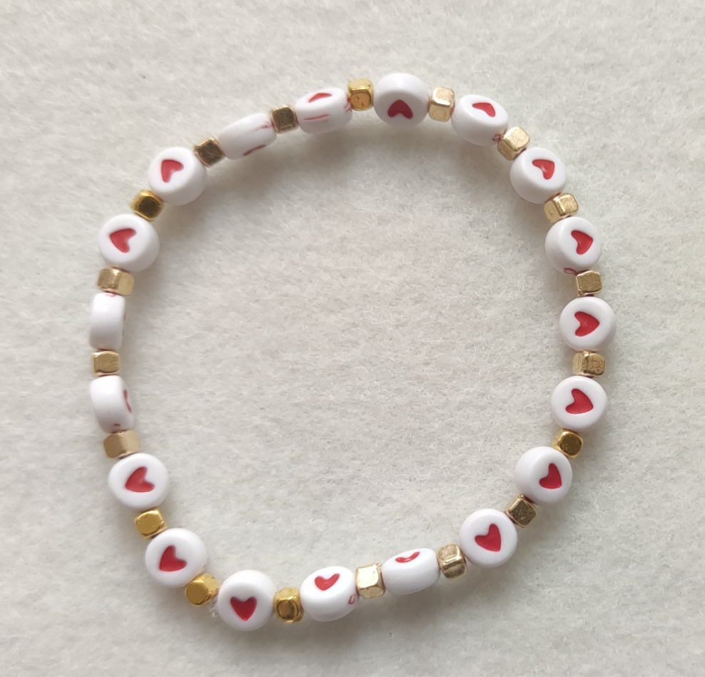 Bracelet motif coeur