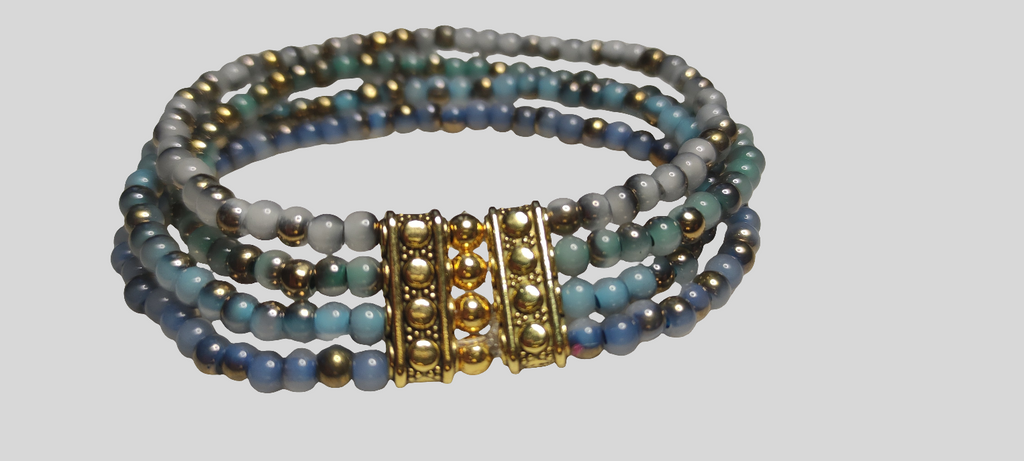 Bracelet en perles de verre