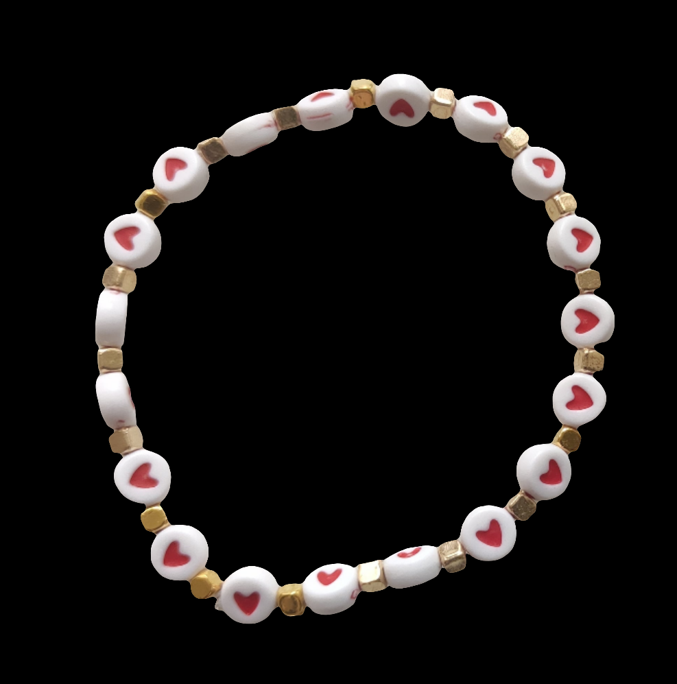Bracelet motif coeur