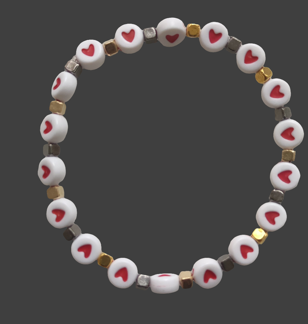 Bracelet motif coeur