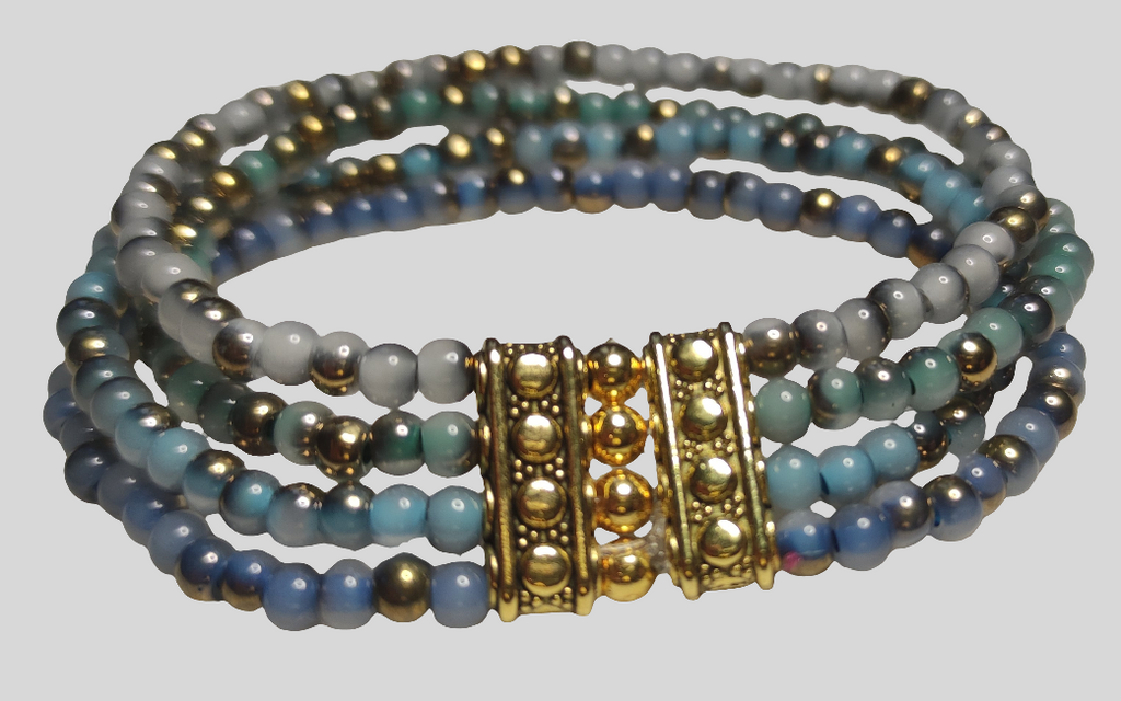 Bracelet en perles de verre