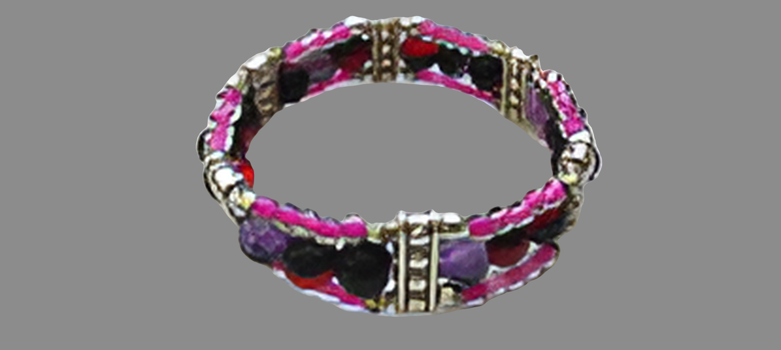 Bracelet en perles de verre