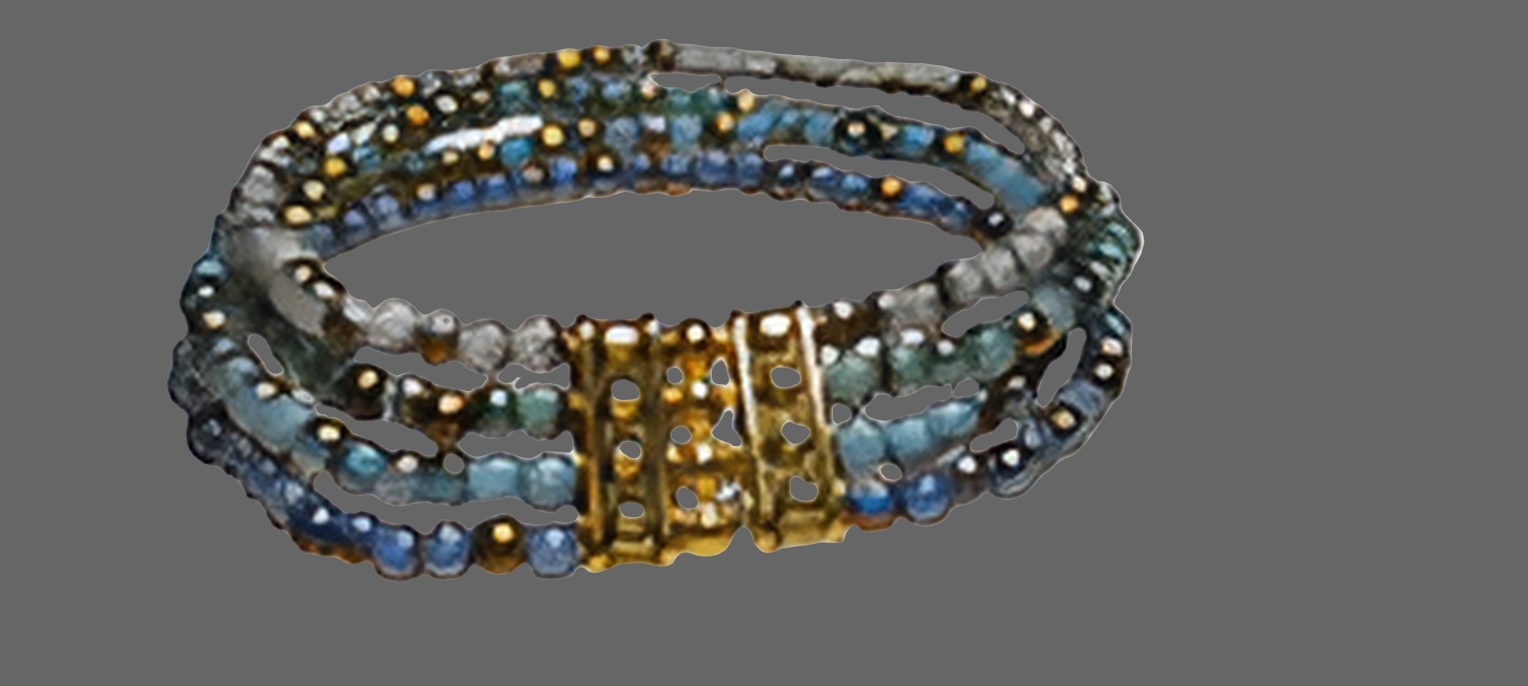 Bracelet en perles de verre