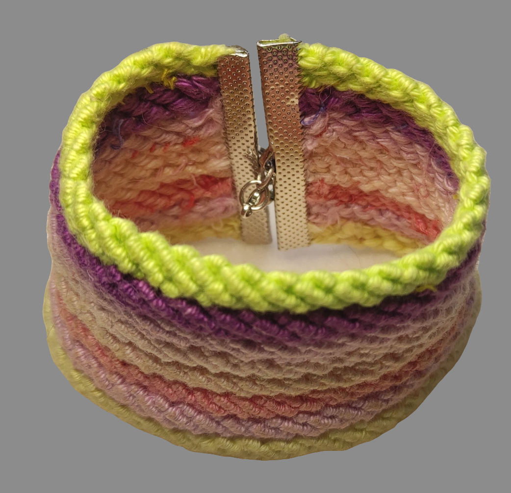 Façon bracelet brésilien en cotton avec fermoir