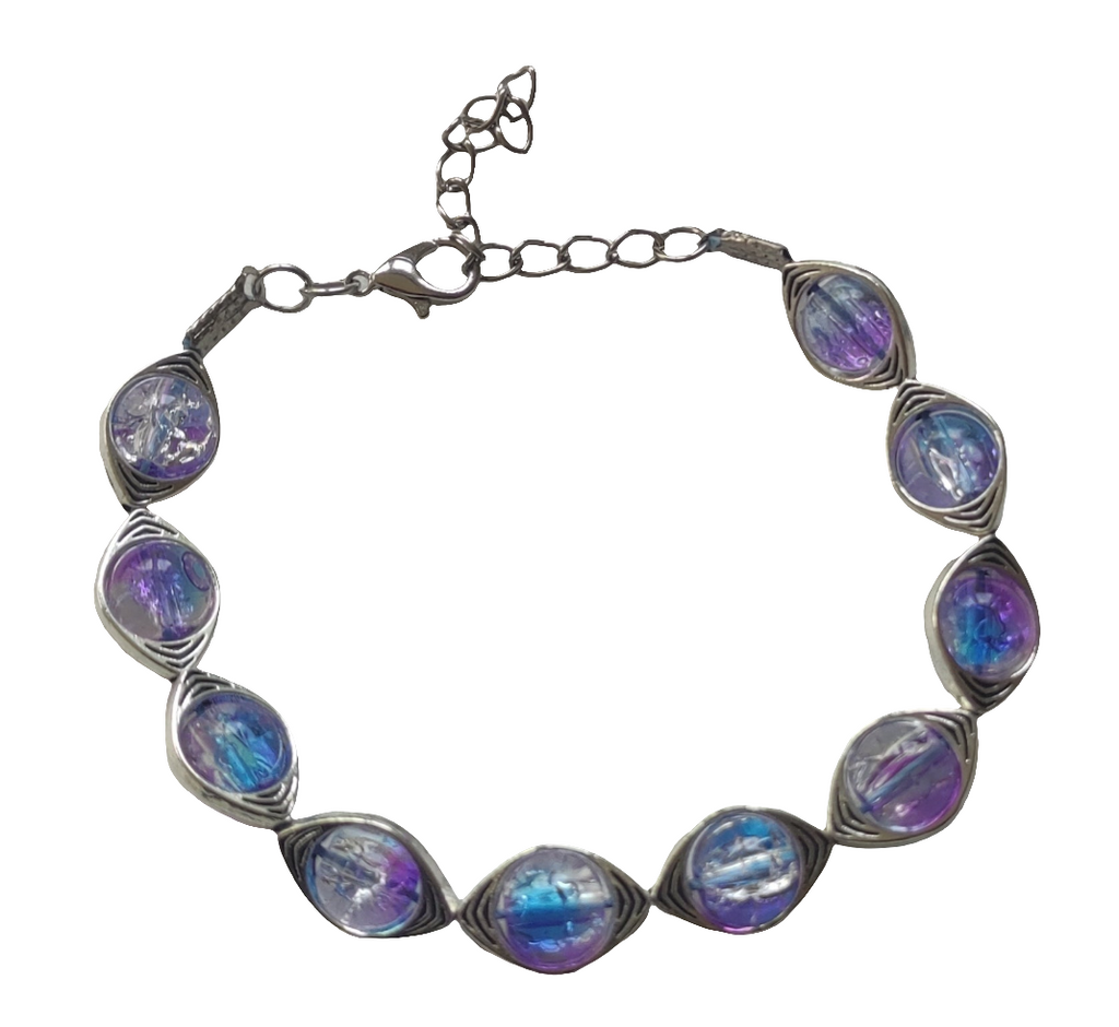 Bracelet perles de verre