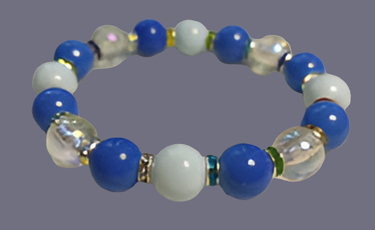 Bracelet en perles de verre