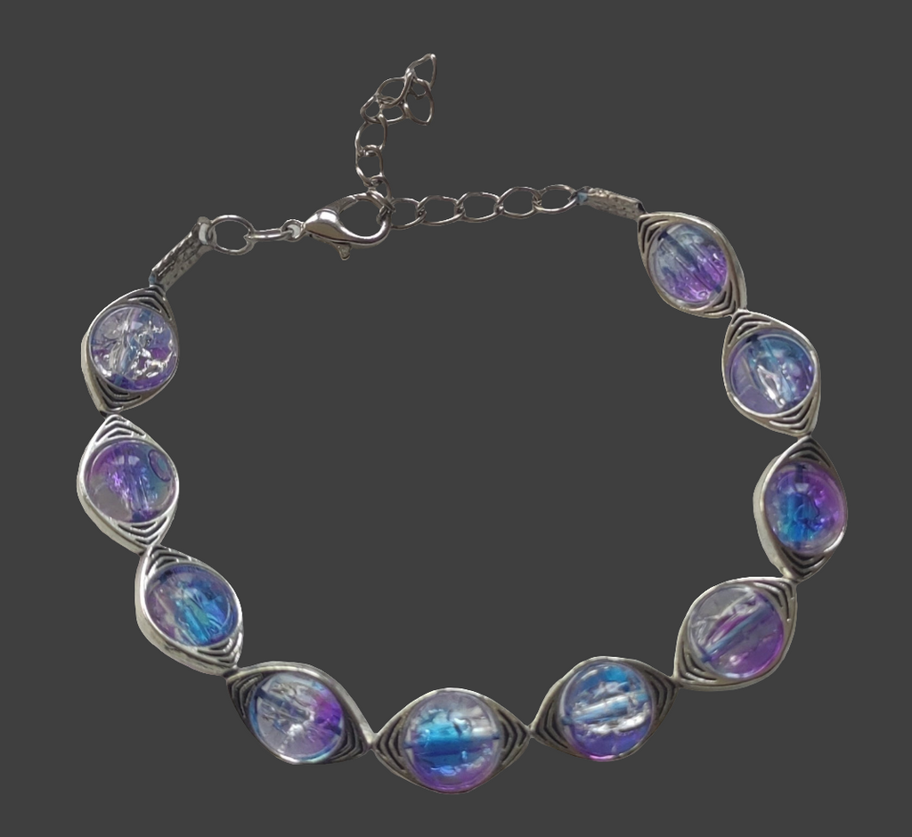 Bracelet perles de verre