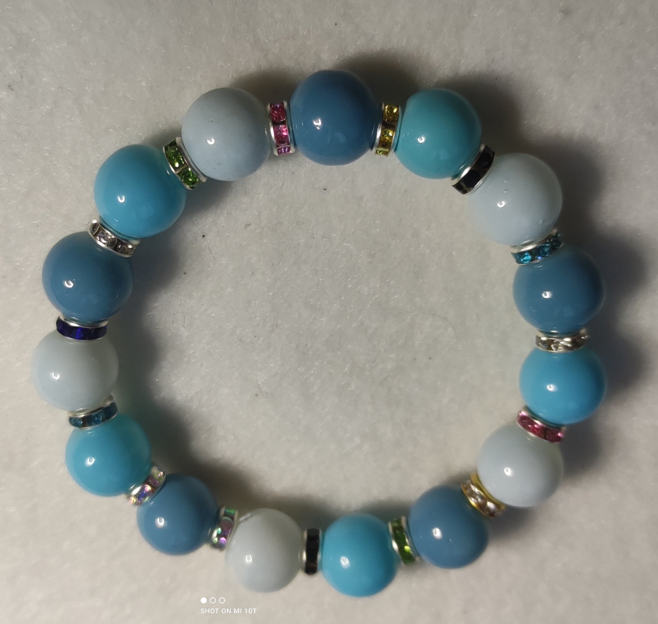 Bracelet en perles de verre