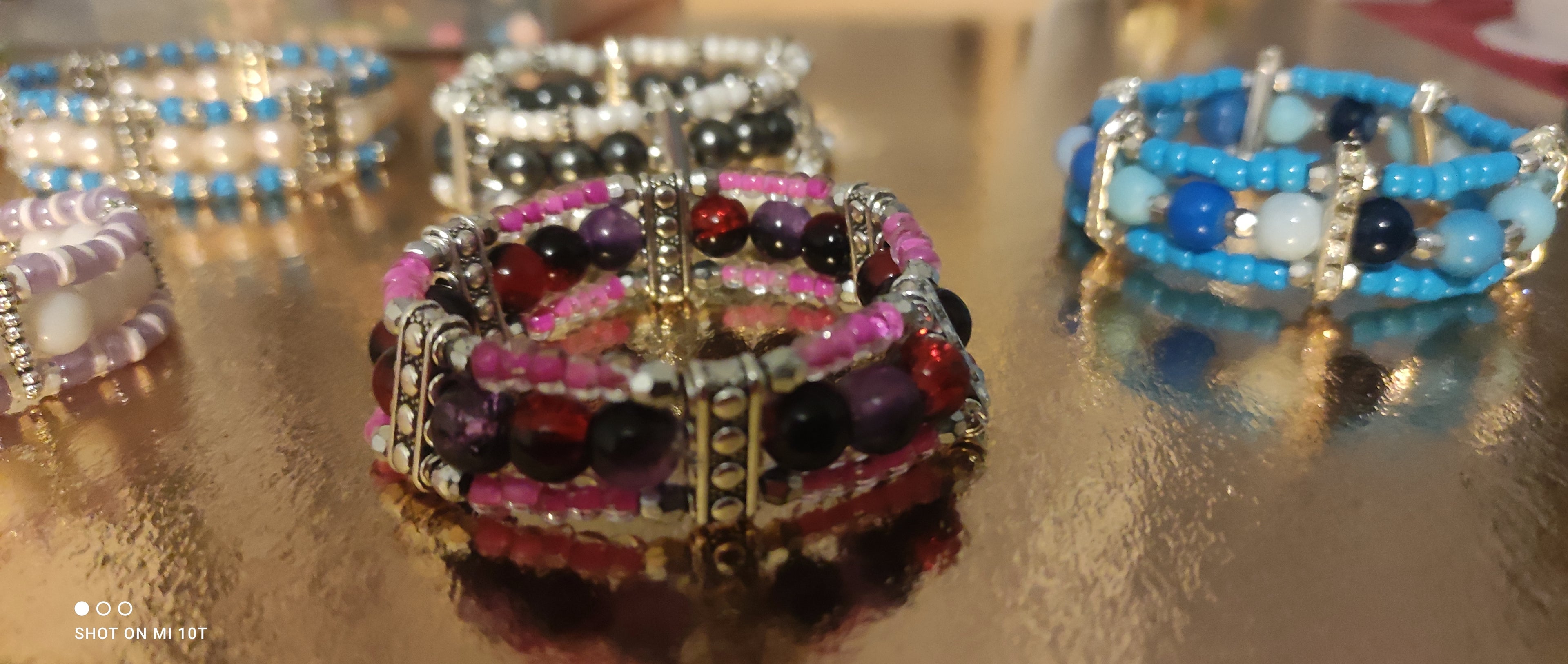 Bracelet en perles de verre