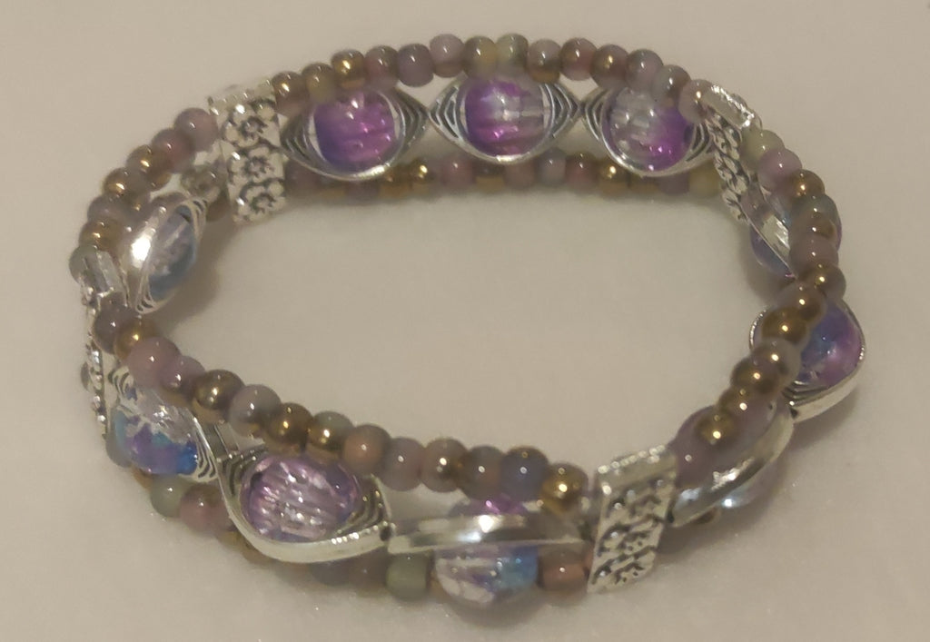 Bracelet en perles de verre