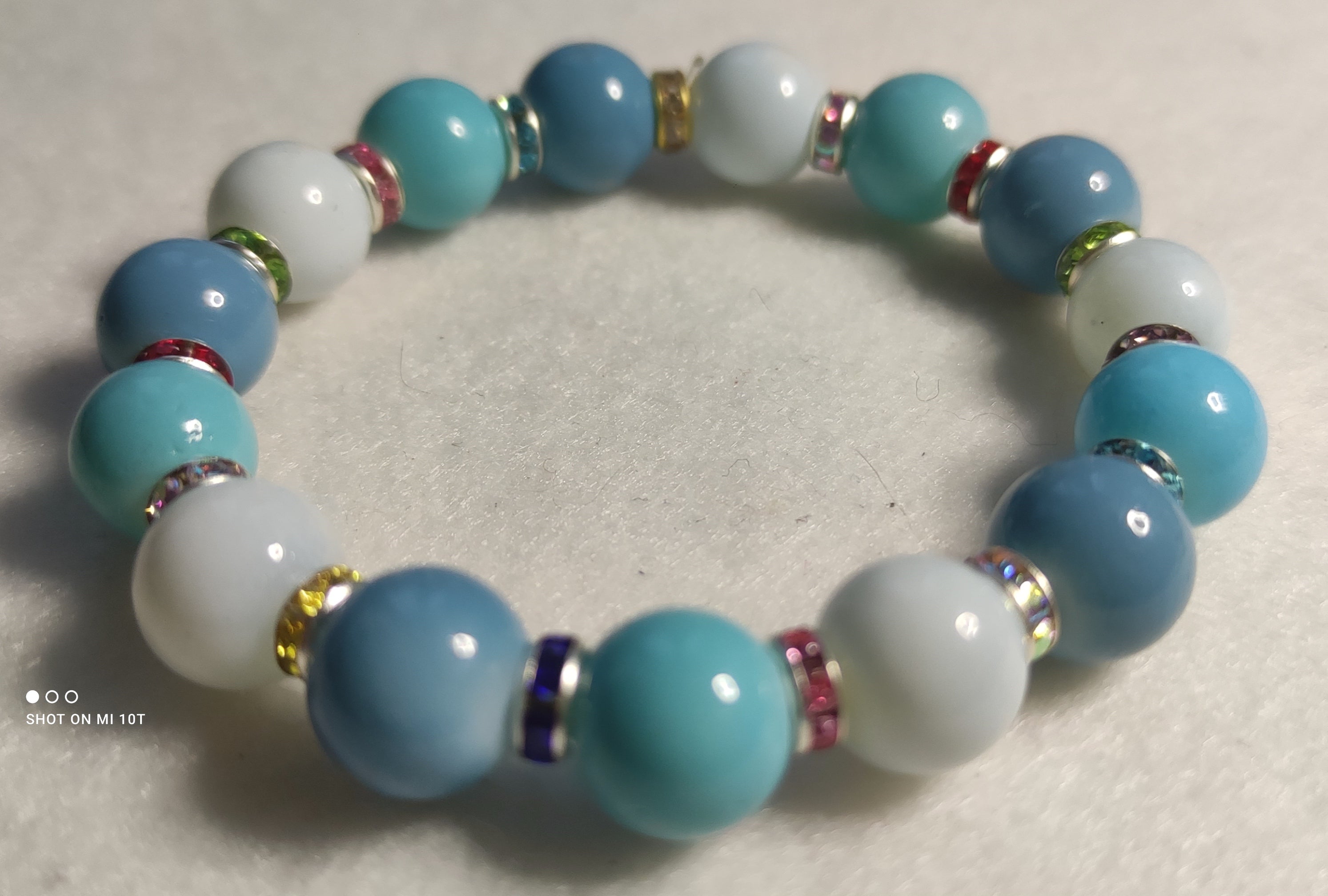 Bracelet en perles de verre