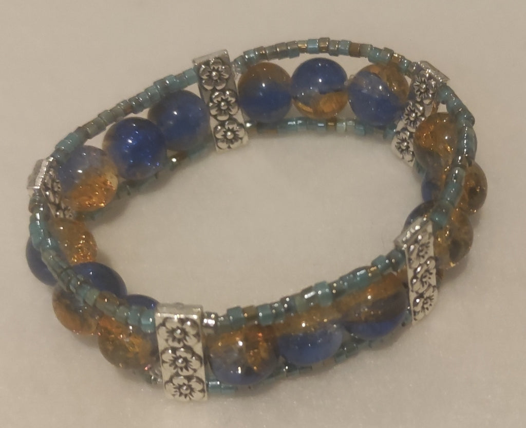 Bracelet en perles de verre