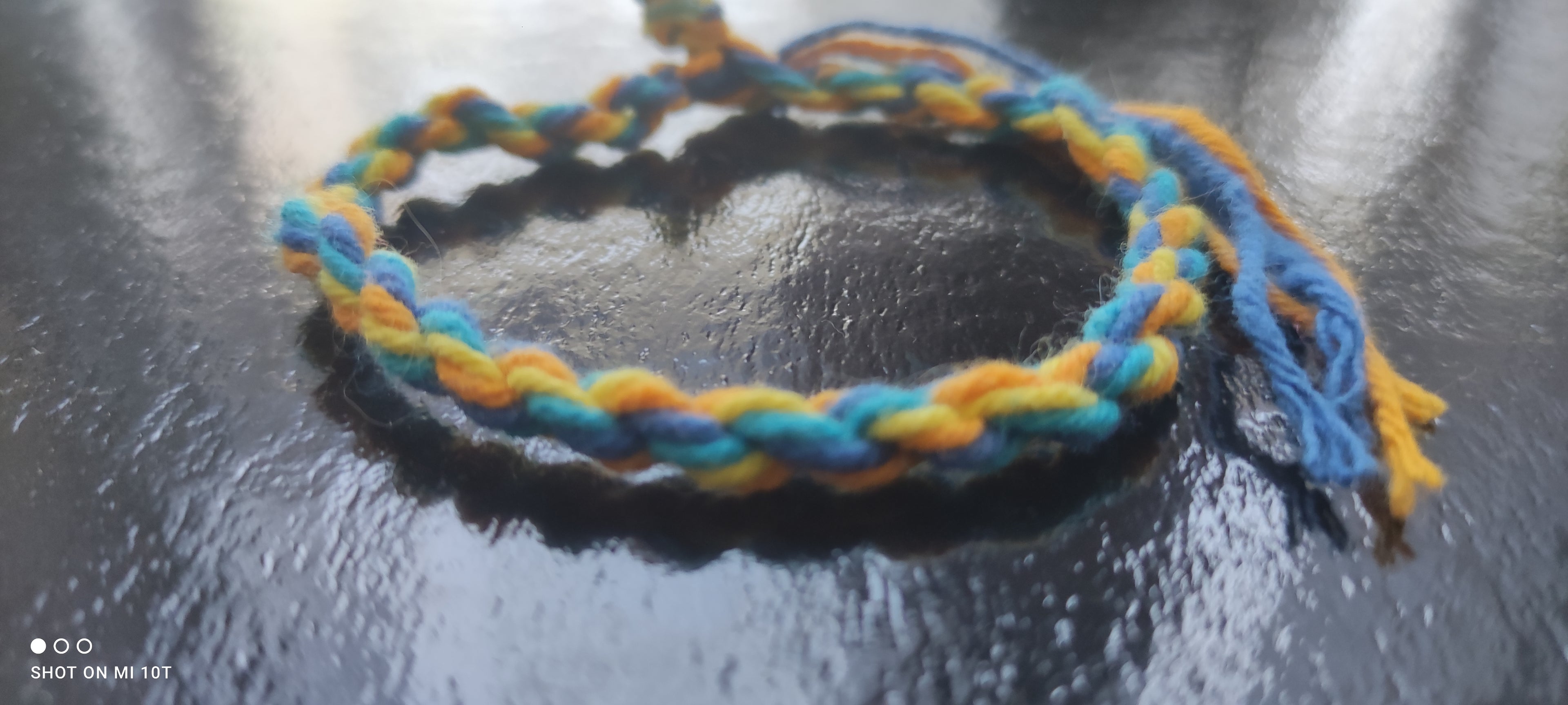 Bracelet en cotton torsadé