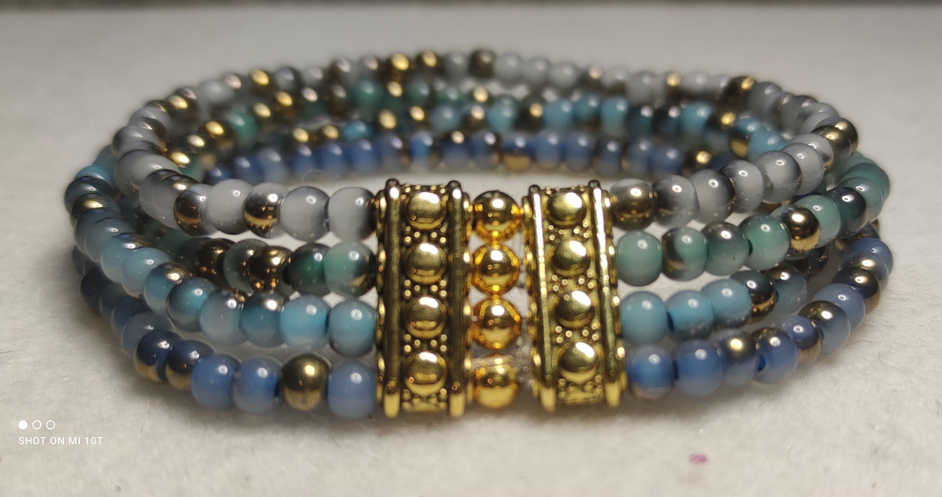 Bracelet en perles de verre