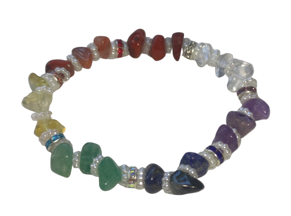 Bracelet en pierre semi précieuse 7 chacras