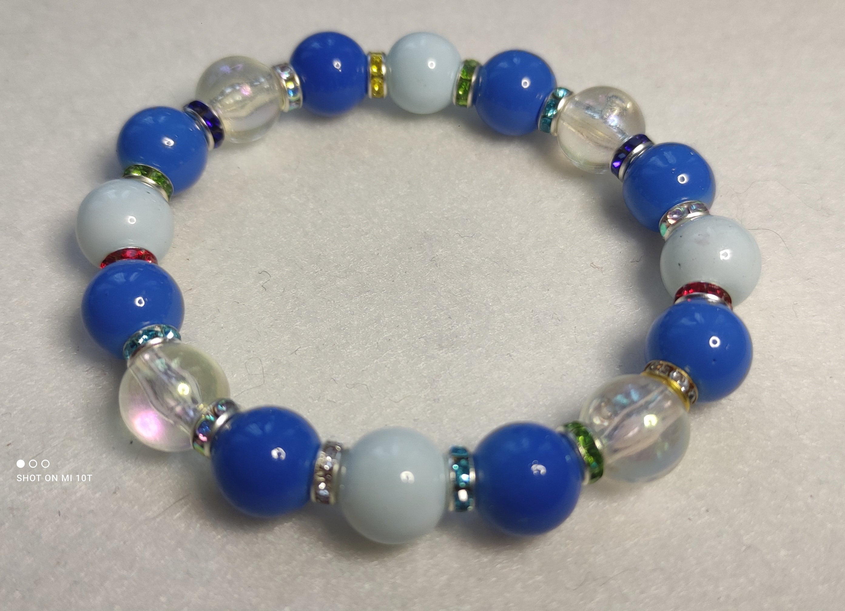 Bracelet en perles de verre