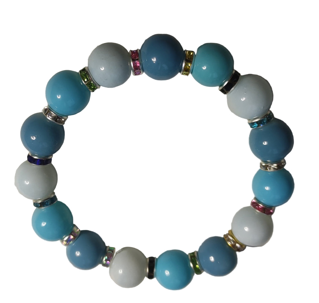 Bracelet en perles de verre