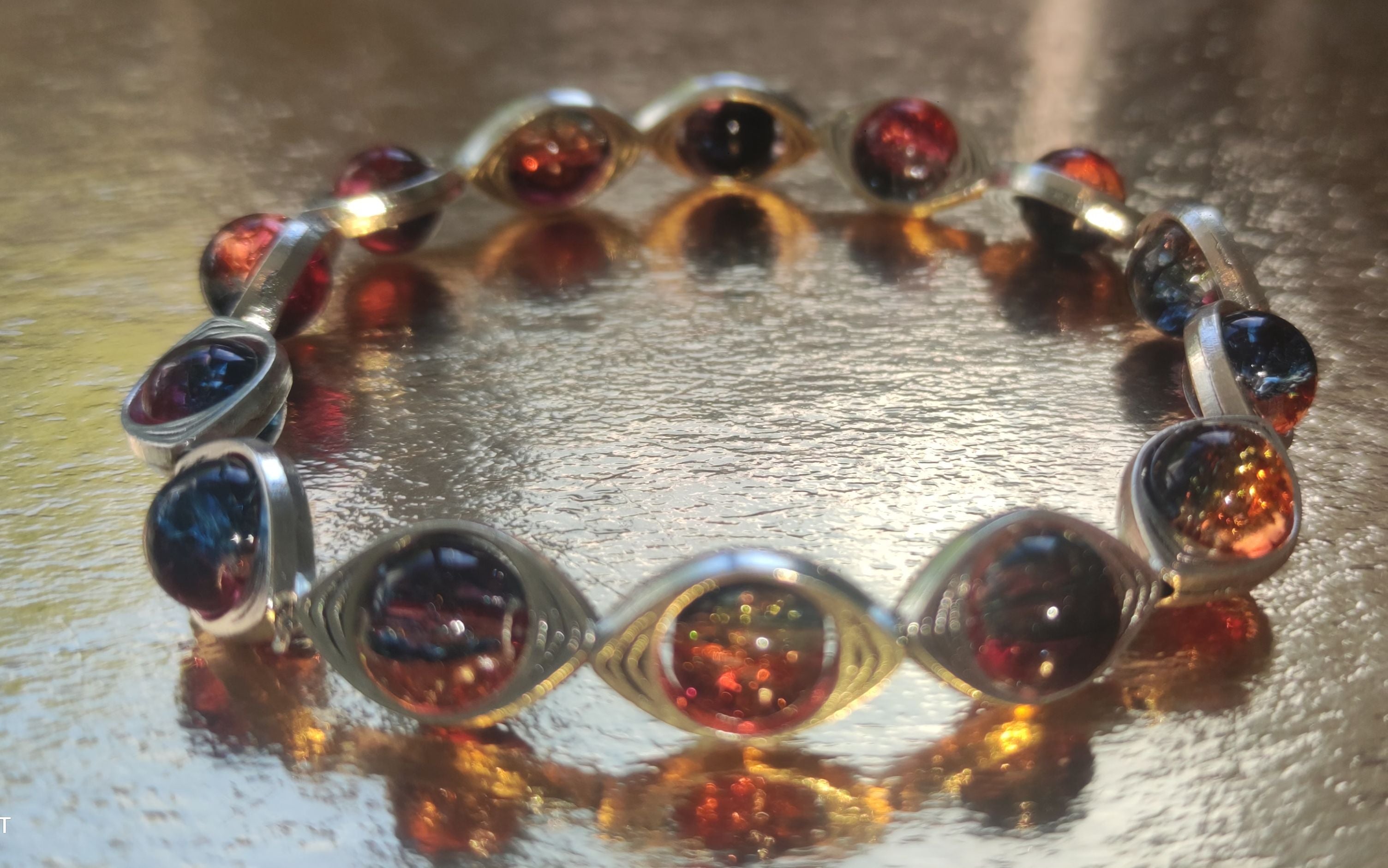 Bracelet en perles de verre