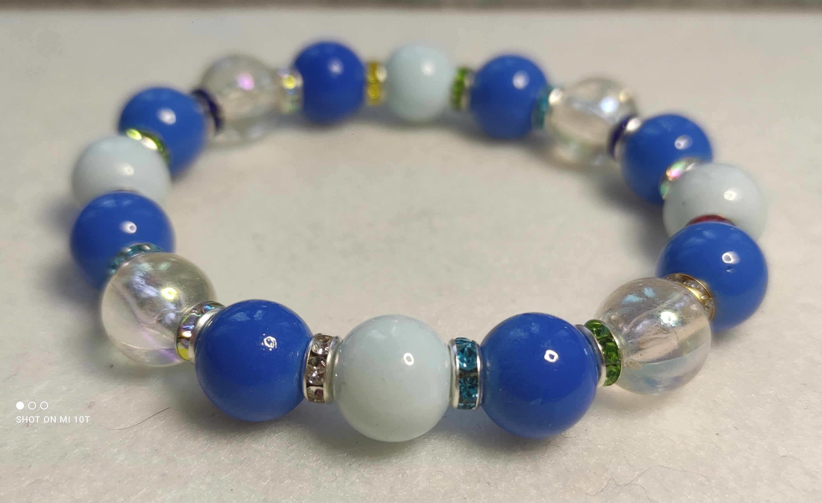 Bracelet en perles de verre