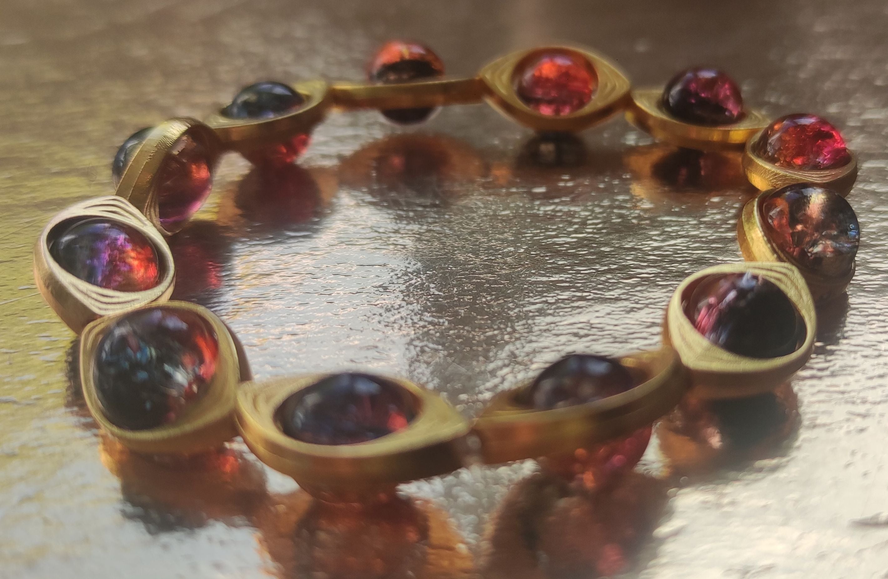 Bracelet en perles de verre