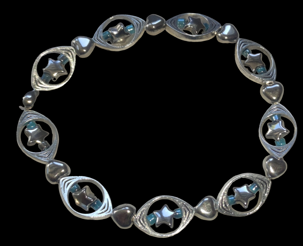 Bracelet en métal motif étoile